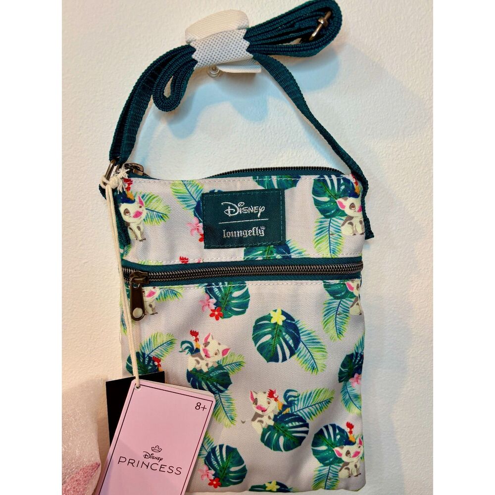 Loungefly Disney Moana Hei Hei Figural + Pua & Heihei Passport Crossbody Bundle - Picture 10 of 12